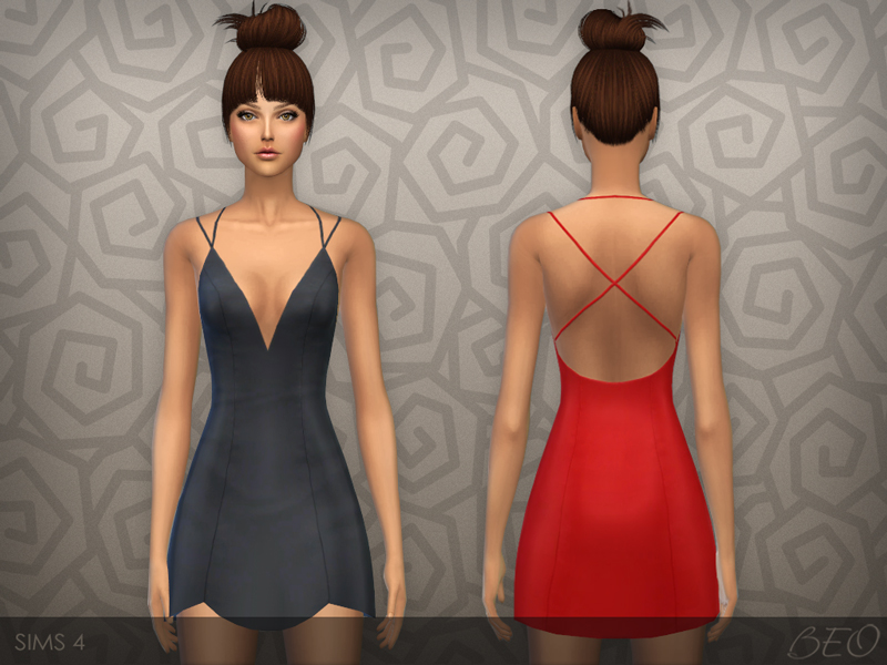 Little dress for The Sims 4 (1)